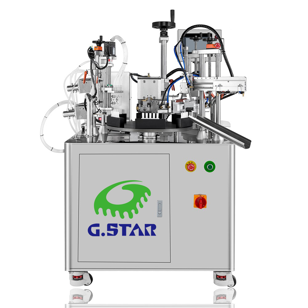 Semi-automatic continuous tube filling and sealing machines